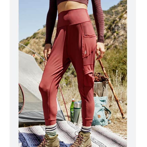 NEW Free People Movement Take A Hike Harem Pant Leggings - Picture 1 of 9